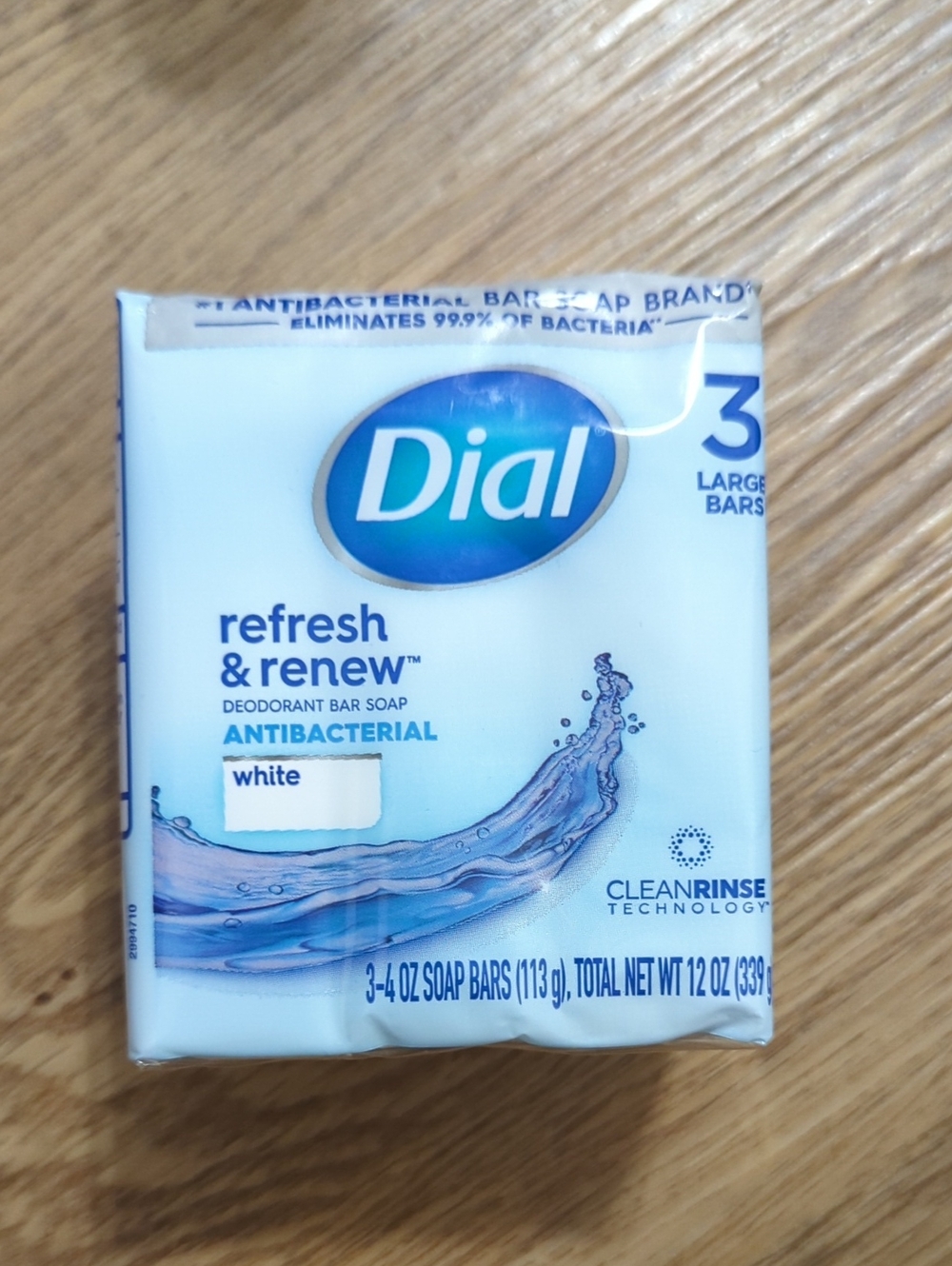 Dial Refresh & Renew Antibacterial Bar Soap - White